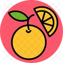 Orange Fruit Grapefruit Icon