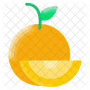 Orange Food Background Icon