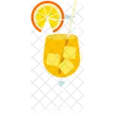 Orange Juice Cocktail Icon