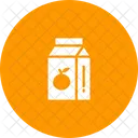 Orange Juice Tetrapack Icon