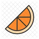 Orange Lime Slice Icon