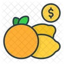 Orange And Lemon Price  Icon