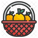 Orange Basket  Icon