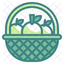 Orange Basket  Icon