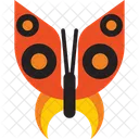 Orange butterfly  Icon