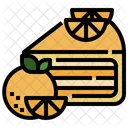 Orange Cake  Icon