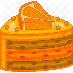 Orange cakes  Icon