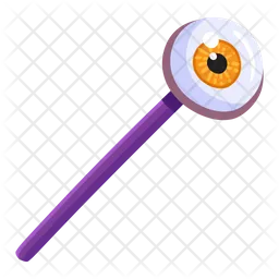 Orange Eye  Icon