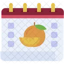 Orange Festival Fruit Harvest Icon