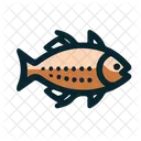 Orange Fish  Icon