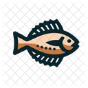 Orange Fish  Icon