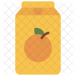 Orange Flasche  Symbol