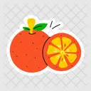 Orange Fruit Citrus Fruit Fresh Orange Icon