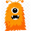 Monster Furry Orange Icon