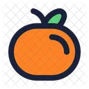 Orange Fruit Organic Icon