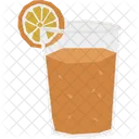 Orange Juice Detox Beverage Icon