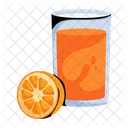 Citrus Juice Orange Juice Juice Glass Icon