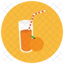 Orange Juice Healthy Icon