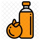 Orange Juice Juice Bottle Icon