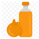 Orange Juice Juice Bottle Icon