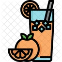 Orange Juice Fruit Icon
