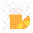 Orange Juice Juice Glass Icon