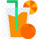 Orange Juice Juice Juice Glass Icon