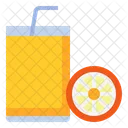 Orange Juice Citrus Lemonade Icon