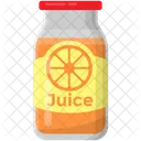 Orange Juice Fresh Icon