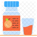 Orange Juice Drink Fruit Icon