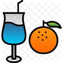 Orange Juice Beverage Drink Icon