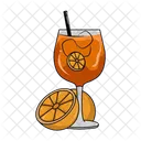 Drink Orange Juice Wine Icon