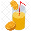 Orange Juice Glass  Icon