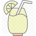 Orange Juice Lineal Color Icon Icon