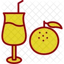 Orange Juice Beverage Drink Icon