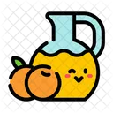 Orange Juice Jug Orange Juice Jug Icon