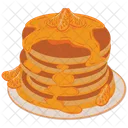 Orange Pancake Icon