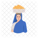 Orange Seller Fruit Seller Indian Seller Icon