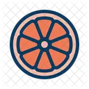 Orange Slice Fruit Icon