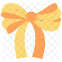 Orange slim bow  Icon