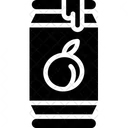 Orange Soda Jar  Icon