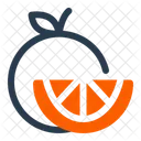 Orangenfrucht  Symbol