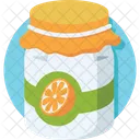 Orange Marmelade Glas Icon