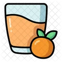 Orangensaft  Symbol