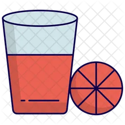 Orangensaft  Symbol