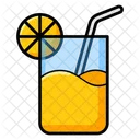 Orangensaft Getrank Limonade Symbol