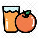 Orange Saft Obst Symbol