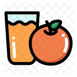 Orangensaft  Symbol