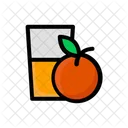 Orangensaft  Symbol