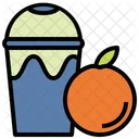 Orangensaft  Symbol